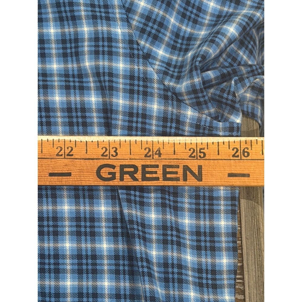 Vineyard Vines Classic Fit Whale Shirt Mens XL Blue Plaid Button Down Cotton - Picture 4 of 6